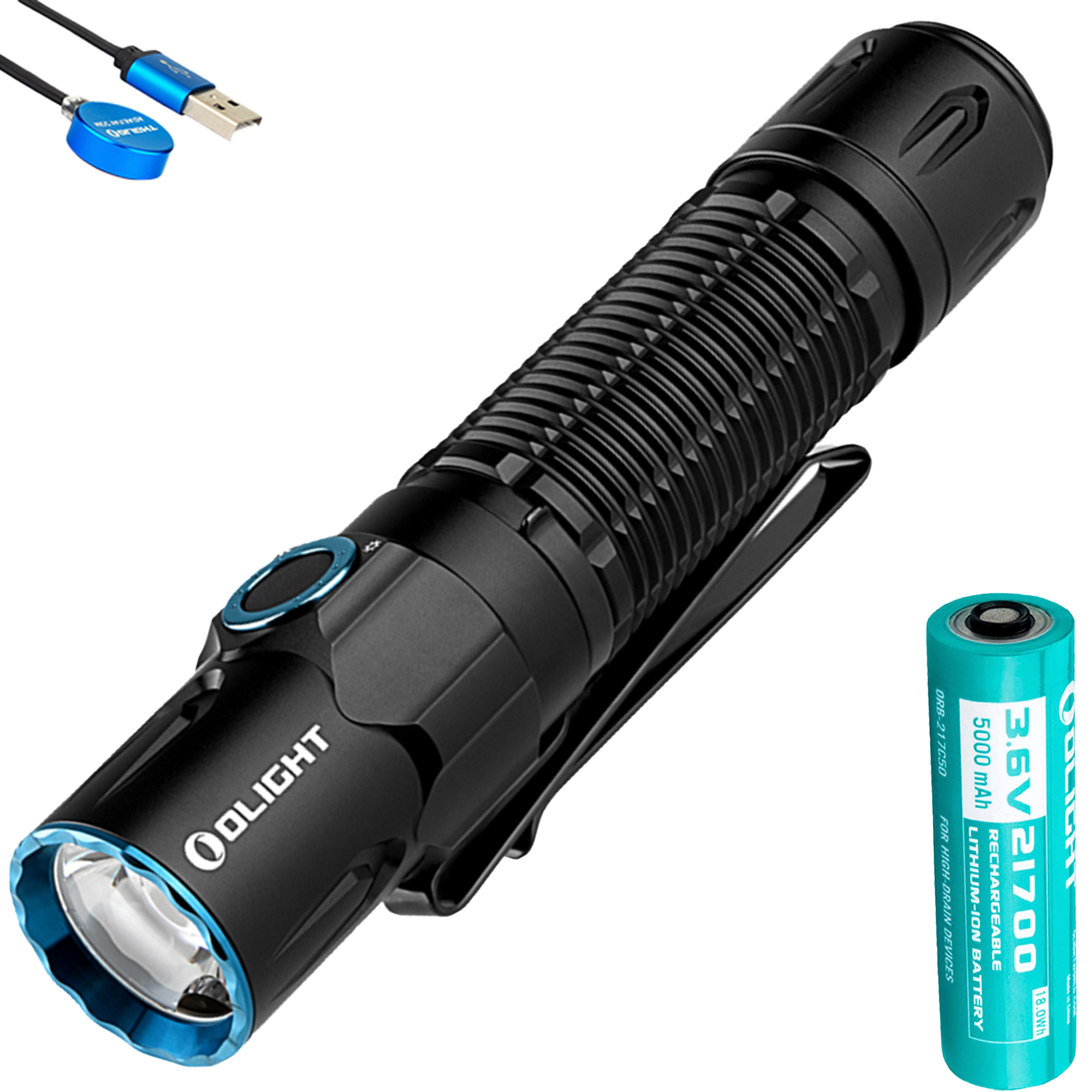 Olight Warrior 3S 2300 Lumen Rechargeable Flashlight with